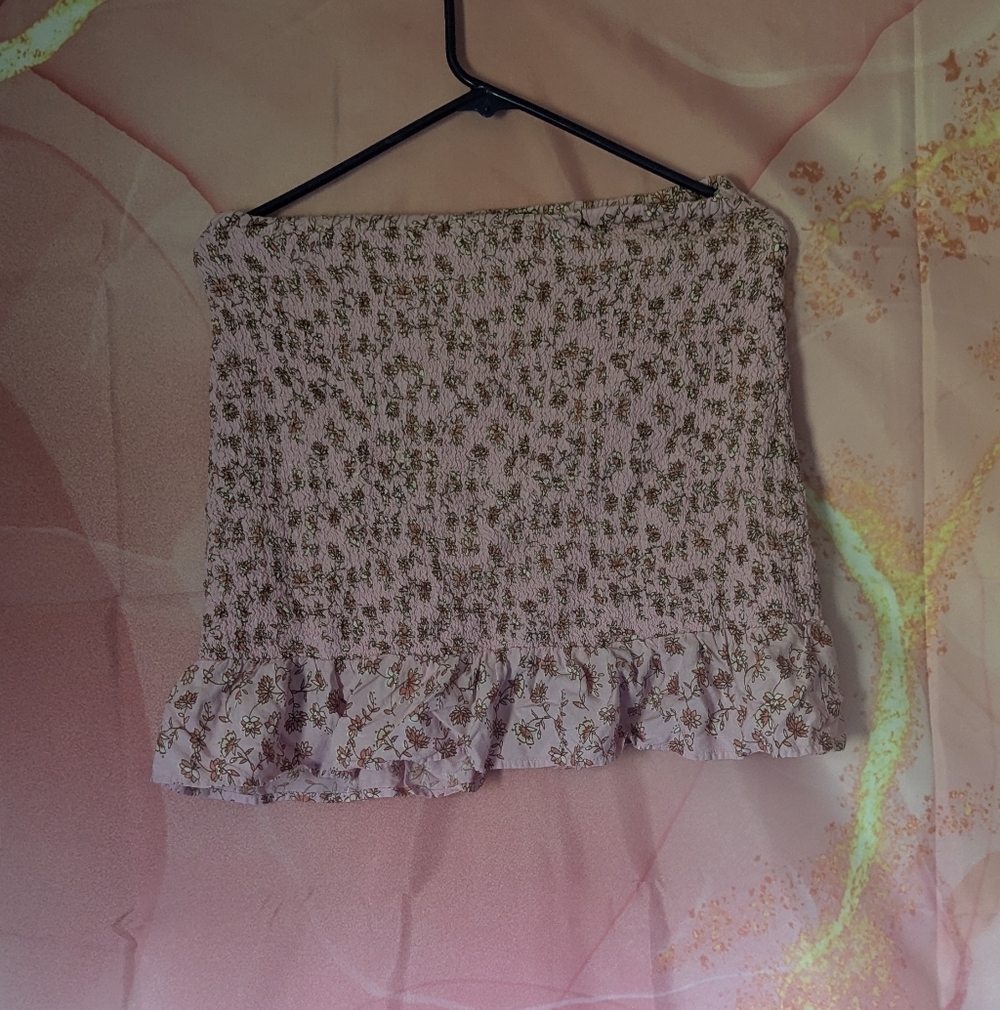 Cotton On Pink Floral Mini Skirt